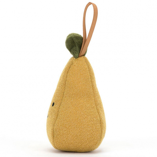 jellycat festive folly knuffelpeer - 10 cm