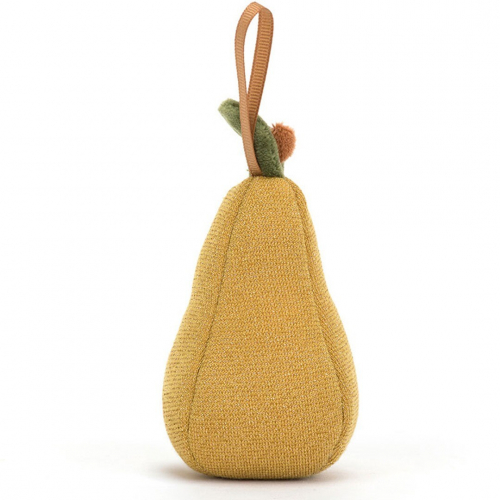 jellycat festive folly knuffelpeer - 10 cm