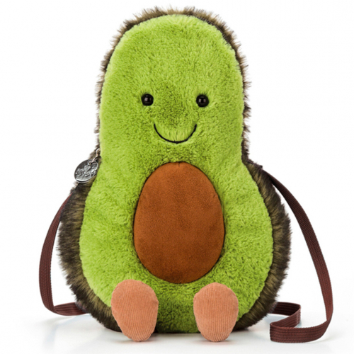 jellycat amuseables sac avocat - 29 cm 