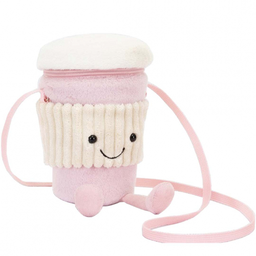 jellycat kindertas koffiebeker - roze - 20 cm