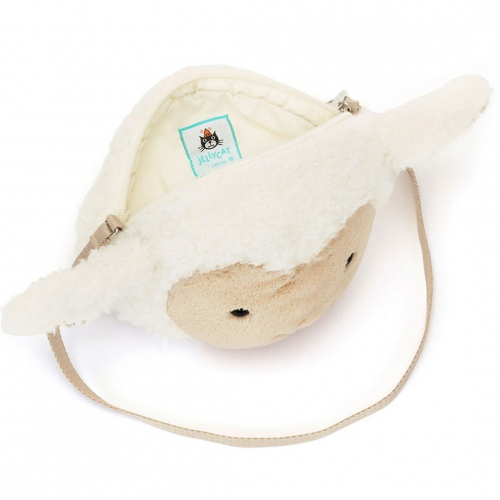 jellycat kindertas lam - 19 cm