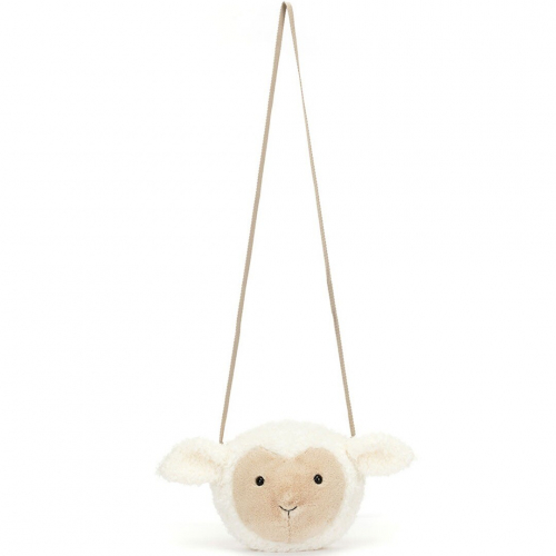 jellycat kindertas lam - 19 cm
