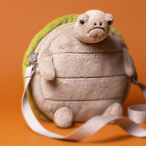 jellycat sac tortue timmy - 23 cm