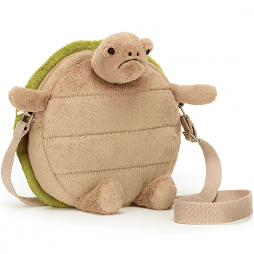 jellycat sac tortue timmy - 23 cm