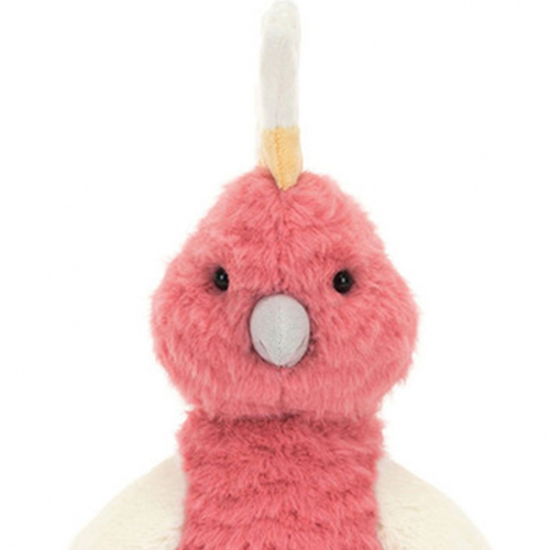 jellycat knuffelcockatoo squawkatoo - 25 cm