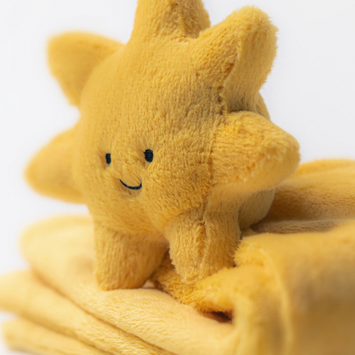 jellycat knuffeldoek zon - 34 cm