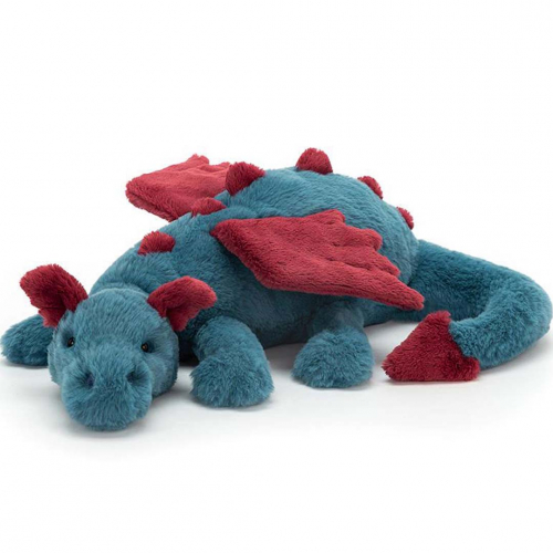 jellycat knuffeldraak dexter - 66 cm 