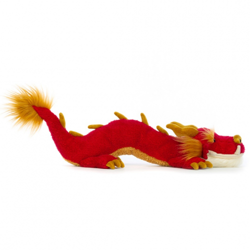 jellycat knuffeldraak festival dragon - 42 cm 