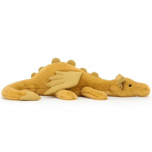 jellycat knuffeldraak golden - 66 cm 