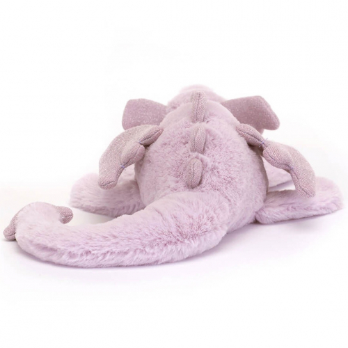 jellycat knuffeldraak lavender - 30 cm 