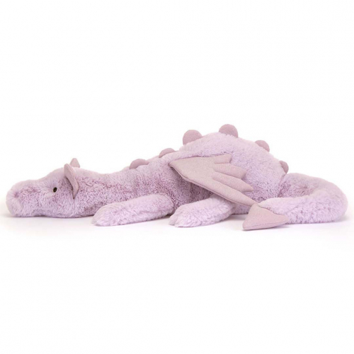 jellycat knuffeldraak lavender - 66 cm 