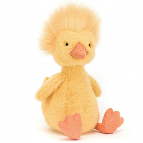 jellycat canard en peluche rockhopper - 26 cm