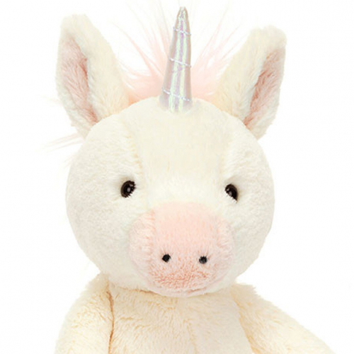 jellycat knuffeleenhoorn bashful - 31 cm