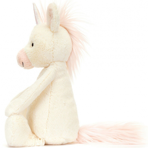 jellycat knuffeleenhoorn bashful - 31 cm