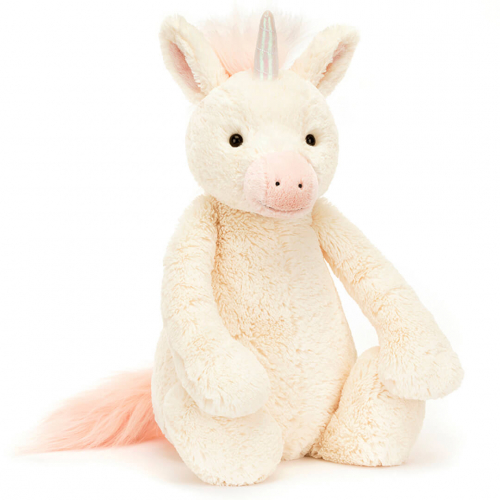 jellycat knuffeleenhoorn bashful - 51 cm