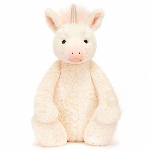 jellycat knuffeleenhoorn bashful - 51 cm