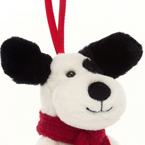 jellycat knuffelhond bashful decoratie - 13 cm