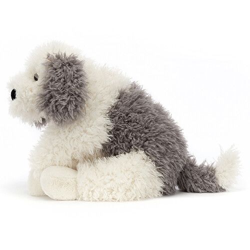 jellycat knuffelhond floofie sheepdog - 40 cm  