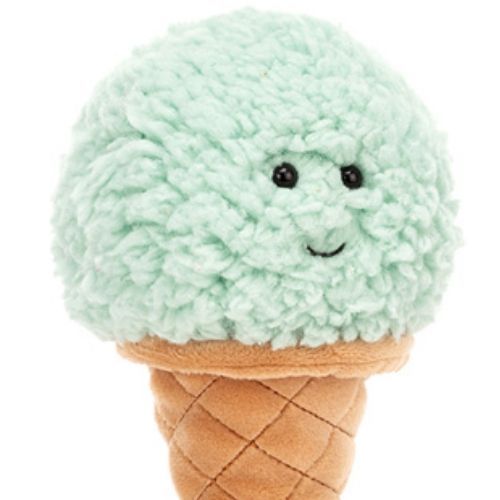 jellycat knuffelijsje mint - 18 cm 