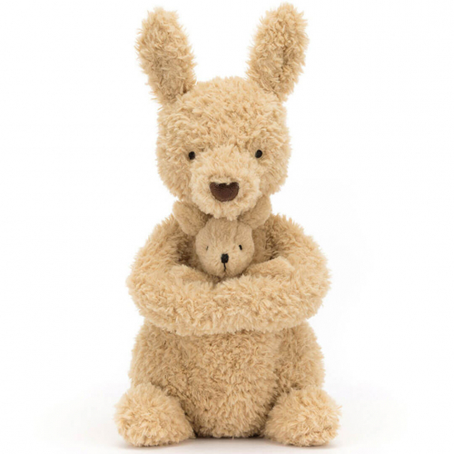 jellycat knuffelkangoeroe huddles - 26 cm