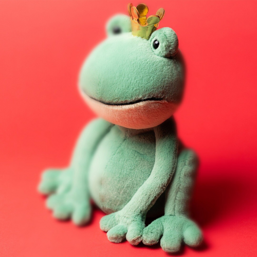 jellycat grenouille en peluche fabian - 23 cm