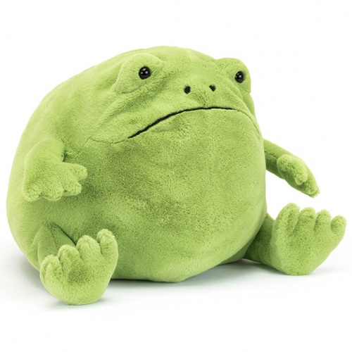 jellycat knuffelkikker ricky - 25 cm