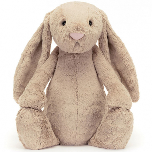 jellycat lapin câlin bashful bunny beige - xl - 51 cm