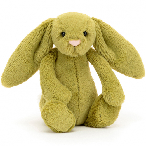 jellycat knuffelkonijn bashful moss bunny - 18 cm