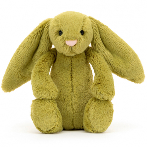 jellycat knuffelkonijn bashful moss bunny - 18 cm