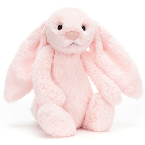 jellycat knuffelkonijn bashful pink bunny - 31 cm 