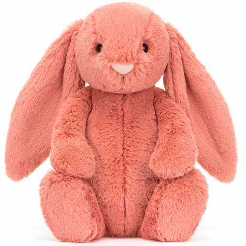 jellycat knuffelkonijn bashful sorrel bunny - 31 cm