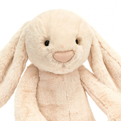 jellycat lapin en peluche laveur de saule bashful - 51 cm