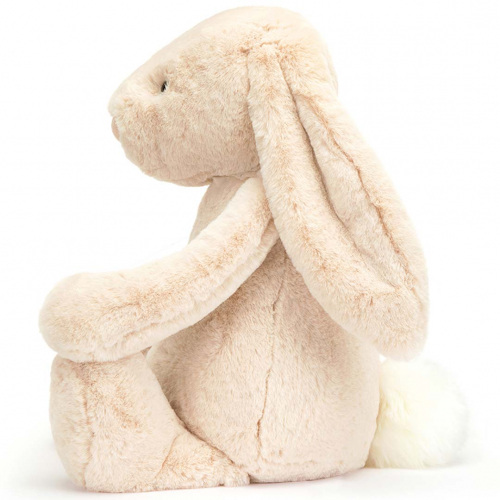 jellycat lapin en peluche laveur de saule bashful - 51 cm