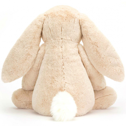 jellycat lapin en peluche laveur de saule bashful - 51 cm