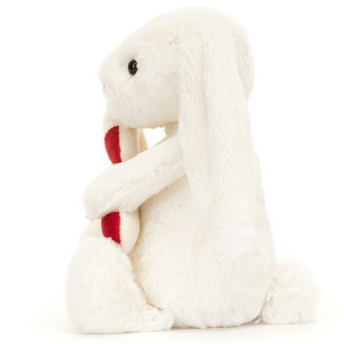 jellycat knuffelkonijn bashful zuurstok - 18 cm