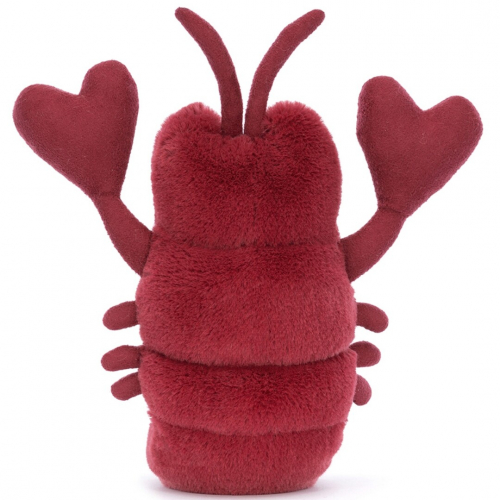 jellycat knuffelkreeft love me lobster- 16 cm 