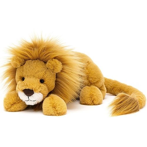 jellycat lion câlin louie - m - 27 cm