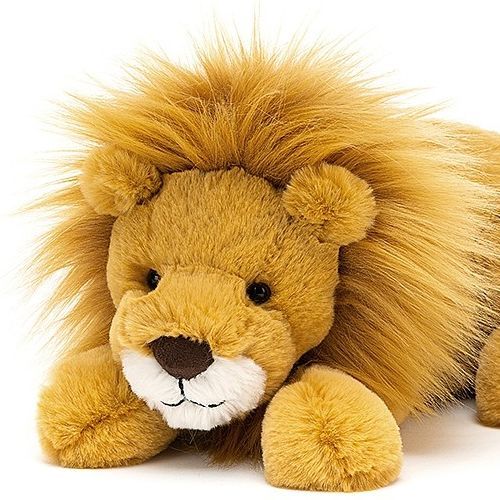 jellycat lion câlin louie - m - 27 cm