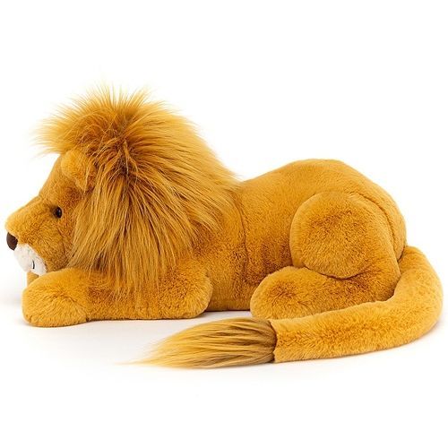 jellycat lion câlin louie - m - 27 cm