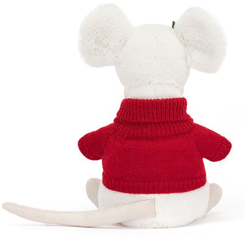 jellycat knuffelmuis merry mouse - jumper - 18 cm