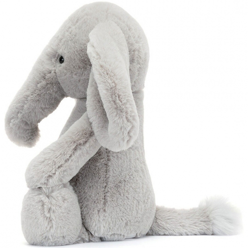 jellycat knuffelolifant bashful luxe elephant thuddeus - 31 cm
