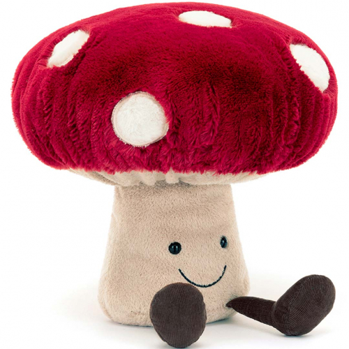 jellycat knuffelpaddenstoel amuseables - 28 cm