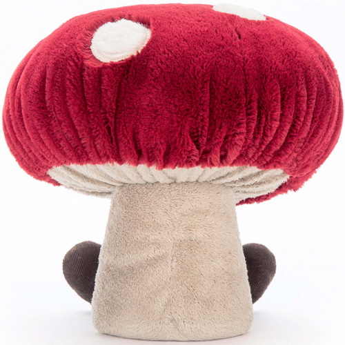 jellycat knuffelpaddenstoel amuseables - 28 cm