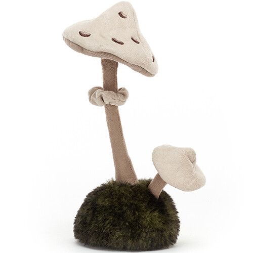 jellycat knuffelpaddenstoel parasolzwam wild nature - 21 cm