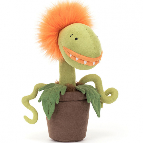 jellycat knuffelplant carniflore tammie - 27 cm