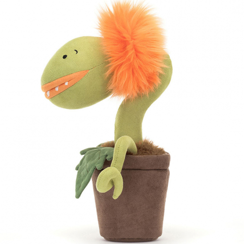 jellycat knuffelplant carniflore tammie - 27 cm