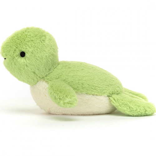 jellycat knuffelschildpad fluffy - 7 cm