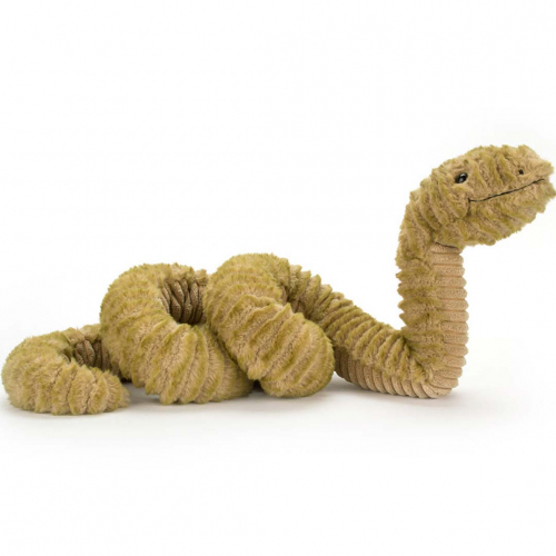 jellycat knuffelslang slither - 50 cm