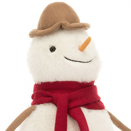 jellycat knuffelsneeuwman jesse - 30 cm 