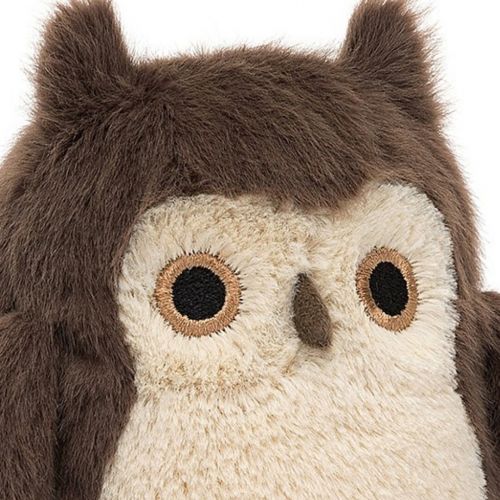 jellycat knuffeluil brown owling - 11 cm